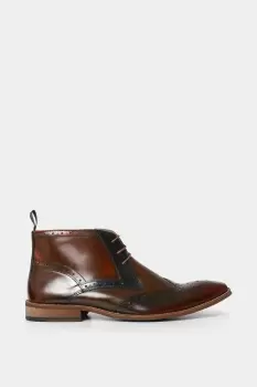 Image of Gents Mixed Colour High Shine Boot