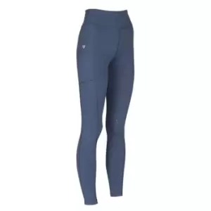 Image of Aubrion Ladies Non-Stop Riding Tights - Blue