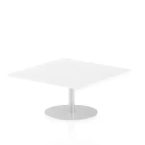 Image of Italia Poseur Table Square 10001000 Top 475 High White