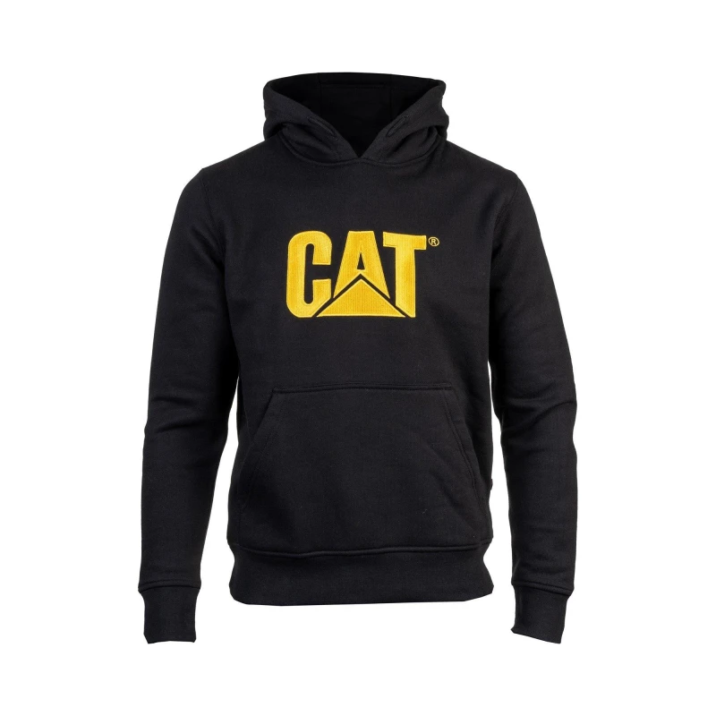 Image of Caterpillar Trademark Hooded Sweatshirt Black male 4XL