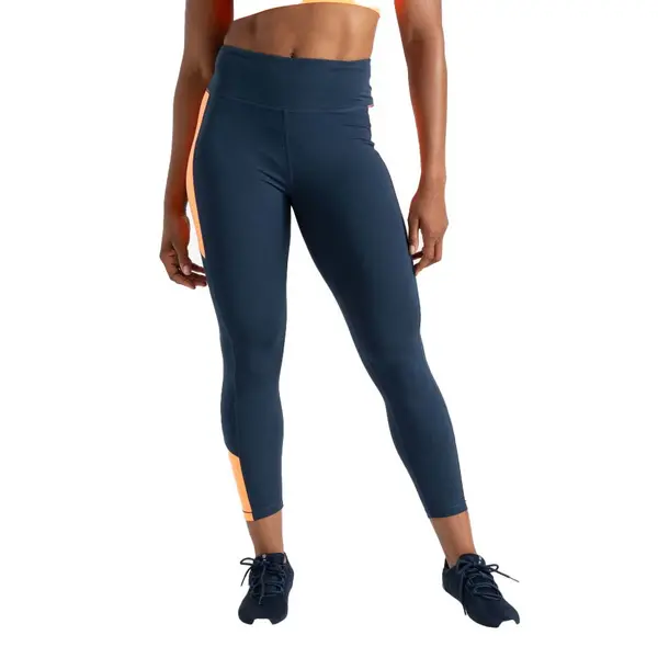 Image of Dare 2B Womens Move II Lightweight Legging 18 - Waist 34' (86cm), Inside Leg 31' Moonlight Denim/Live Wire DWJ583-FX4-18R