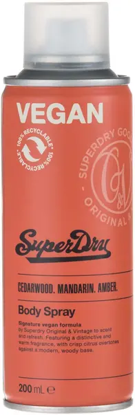 Image of Superdry Original Body Spray For Him 200ml