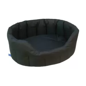 Image of P&L Waterproof Oval Medium Softee Bed - Black
