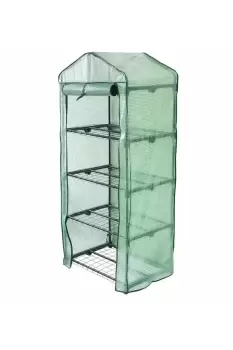 Image of Greenhouse 4 Tier with PE Cover