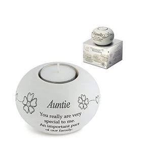 Image of Said with Sentiment Tea Light Holders Auntie