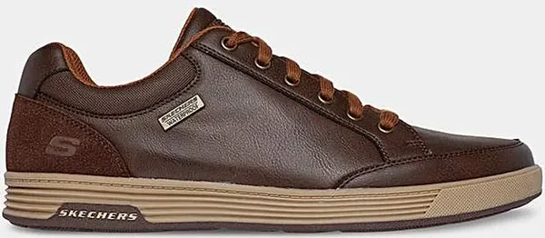 Image of Skechers Mens Cavell Sparkman Lace Up Shoes UK Size 7 (EU 41) Chocolate SKE2350-CHOC-7