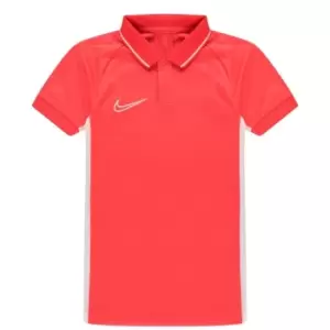 Image of Nike Academy 19 Polo Shirt Juniors - Red