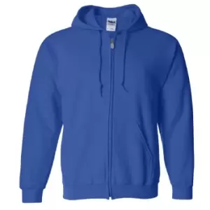 Image of Gildan Heavy Blend Unisex Adult Full Zip Hooded Sweatshirt Top (3XL) (Royal)