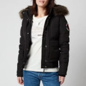 Image of Superdry Womens Everest Bomber Jacket - Black - UK 10