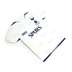 Image of Spurs Shirt Shaped Metal Sign