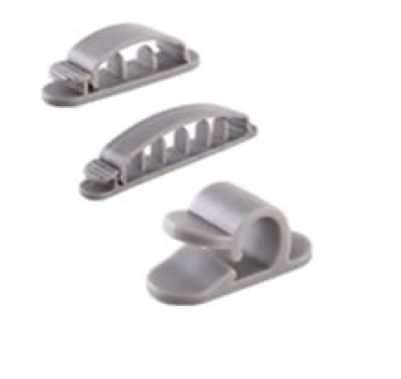 Image of Vivolink VLCBKITB cable organizer Desk/Wall Cable holder Black 3 pc(s)