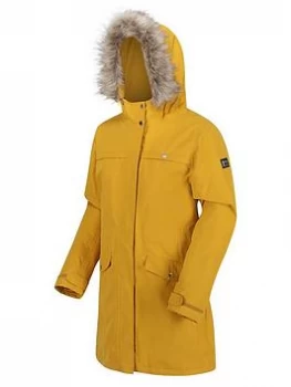 Image of Regatta Serleena II Waterproof Insulated Jacket - Mustard, Mustard, Size 8, Women