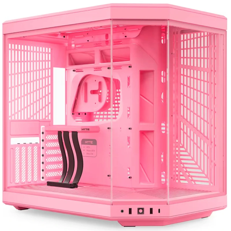 Image of HYTE Y70 Dual Chamber Mid-Tower ATX Case - Strawberry Milk - CS-HYTE-Y70-SM