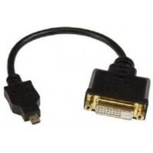Image of Micro HDMI to DVI-D adapter M/F - 8in