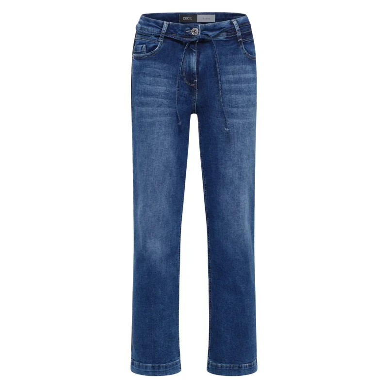 Image of cecil Womens straight jeans Cecil Neele Galon Bleu Female 26x32