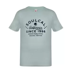 Image of SoulCal Textured Flecked T Shirt - Green