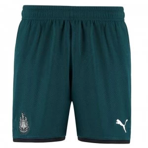 Image of Puma Newcastle United Away Shorts 2019 2020 Junior - Green/Black