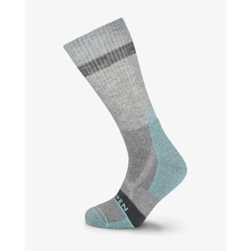 Image of Womens Hiking Socks Lorpen Mhmcw Merino Hike Midweight Crew Gris Female 38/41