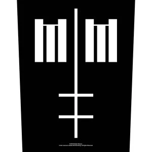 Image of Marilyn Manson - Cross Logo Back Patch