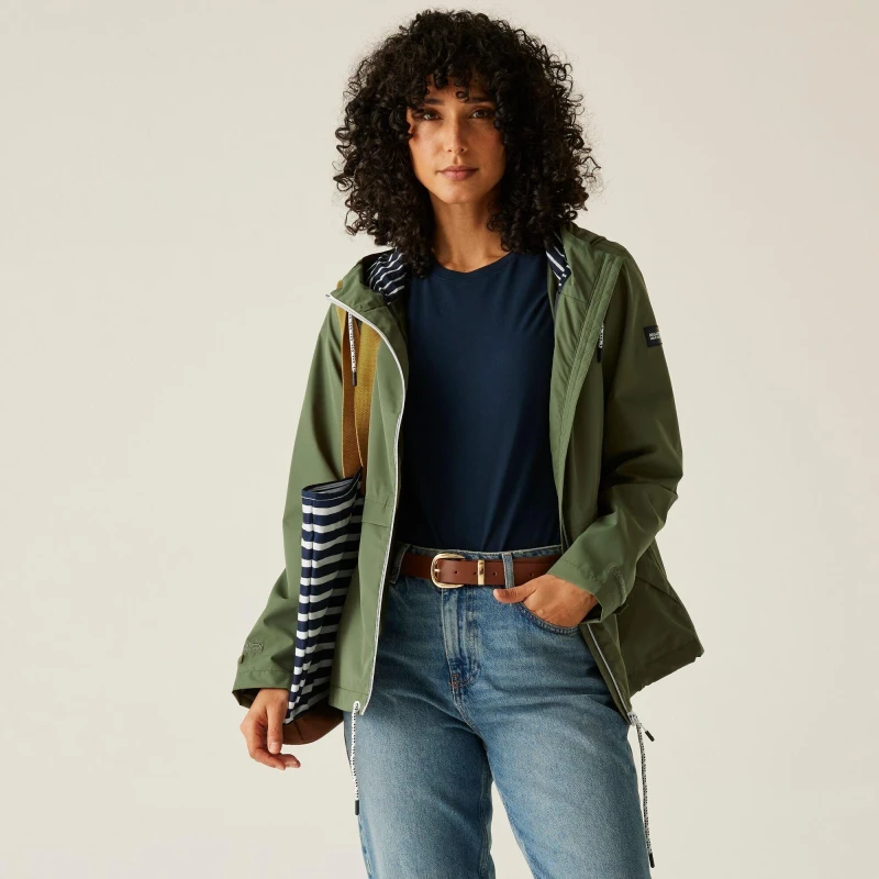 Image of Womens waterproof jacket Regatta Bayletta II Vert Female 38