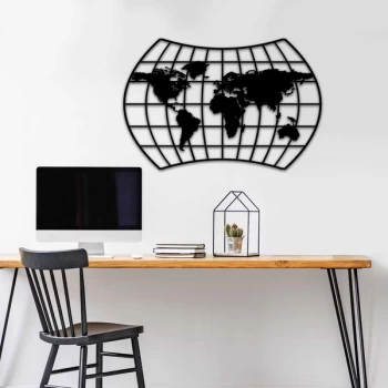 Image of MT - 019 Black Decorative Metal Wall Accessory