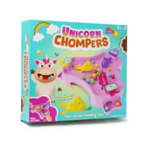 Image of Feeding Frenzy Unicorn Chompers Game - Childrens Toys & Birthday Present Ideas Board Games - New & In Stock at PoundToy