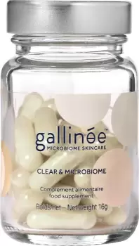 Image of Gallinee Clear & Microbiome Food Supplement 30 Capsules