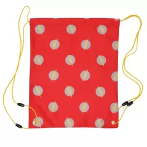 Image of Justice League Girls The Flash Gym Bag (One Size) (Red/Yellow)