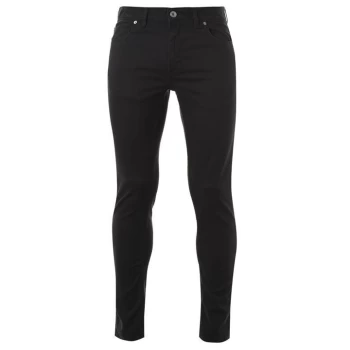 Image of Farah Drake Twill Chinos - Charcoal 022