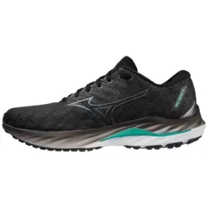 Image of Mizuno Wave Inspire 19 Wide 2E Mens Running Shoes - Black