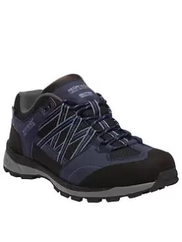 Image of Regatta Samaris II Low Waterproof Walking Shoes - Navy/Blue, Navy/Blue, Size 12, Men