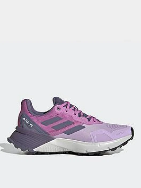 Image of Womens trail running shoes adidas Terrex Soulstride RAIN.RDY Violet Female 36 2/3