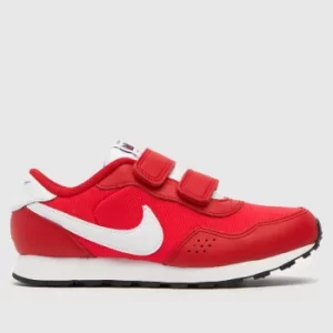 Image of Nike Red Md Valiant Se Boys Junior Trainers