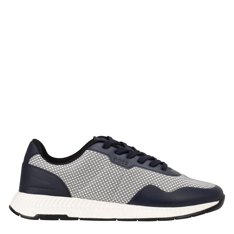 Image of Boss Mens Titanium Runners Open Blue 461 male 7 (41)