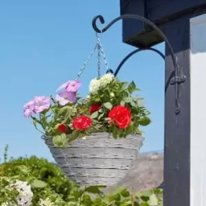 Image of Smart Garden 14 Monza Faux Rattan Basket - ["Beige"]