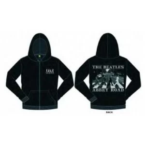 Image of The Beatles Abbey Road Mens Hoodie Black: Medium