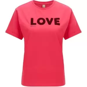 Image of Boss Elinea Sequin T-Shirt - Pink