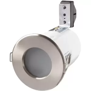 Image of Robus Fixed Fire Rated IP65 Non-Integrated Downlight Brushed Chrome - RFS10165GZ-13