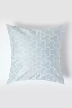 Image of Geometric Jacquard Cushion Cover