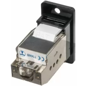 Image of TUK Ltd SGKSLJBpm Category 6A STP Toolless Locking LowProfile PanelMount Socket
