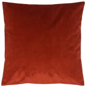 Image of Camden Micro-Cord Corduroy Cushion Brick, Brick / 30 x 50cm / Polyester Filled