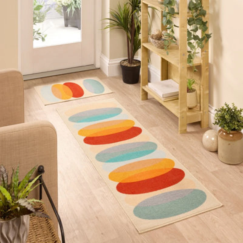 Image of My Mat Printed Loop Retro Lead 2pcs Decorative Accessories 40x60 &50x Multi 71755504000