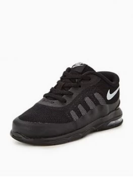 Image of Nike Air Max Invigor Infant Trainers - Black/Grey, Size 7