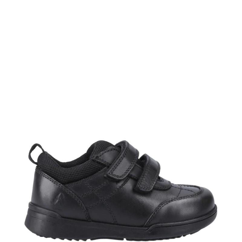 Image of Hush Puppies Lennon Infant School Shoe Black male 9 (27)