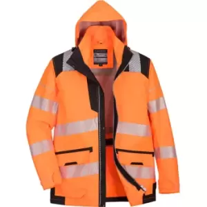 Image of Oxford Weave 300D Class 3 PW3 Hi Vis 5 in 1 Jacket Orange / Black L