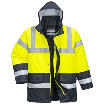Image of Portwest S466YERXXL - sz 2XL Hi-Vis Contrast Traffic Jacket - Yellow