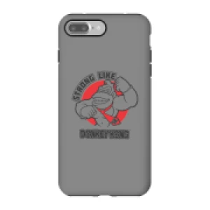 Image of Nintendo Donkey Kong Strong Like Donkey Kong Phone Case - iPhone 7 Plus - Tough Case - Gloss