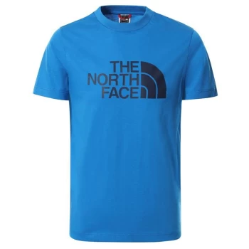 Image of The North Face Easy Logo T Shirt - Hero Blue 1Y6