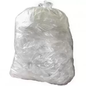 Image of Medium Duty Refuse Sacks 457x737x965mm 15kg Clear Pack 200 0703104