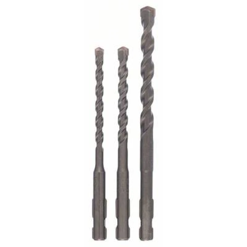 Image of Bosch Accessories Bosch Accessories Bosch Power Tools 2609256908 Concrete twist drill bit set SDS-Quick 2609256908